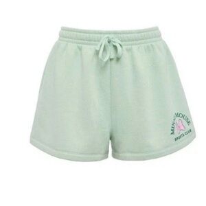 Minnie Mouse Sports Club Fleece Shorts NWT